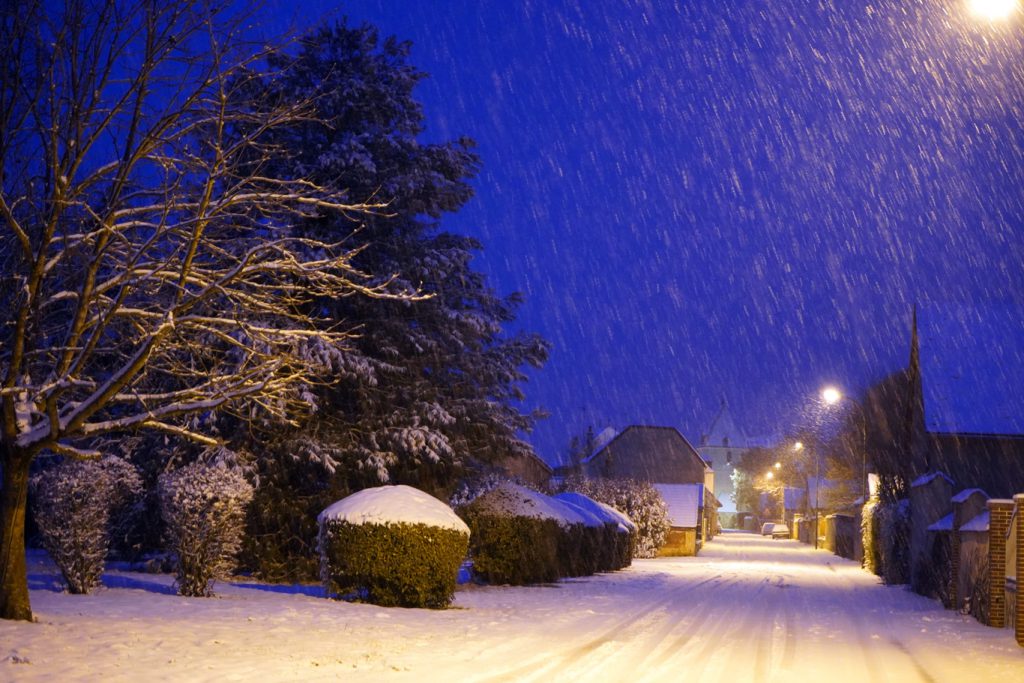 La Motte-Tilly sous la neige