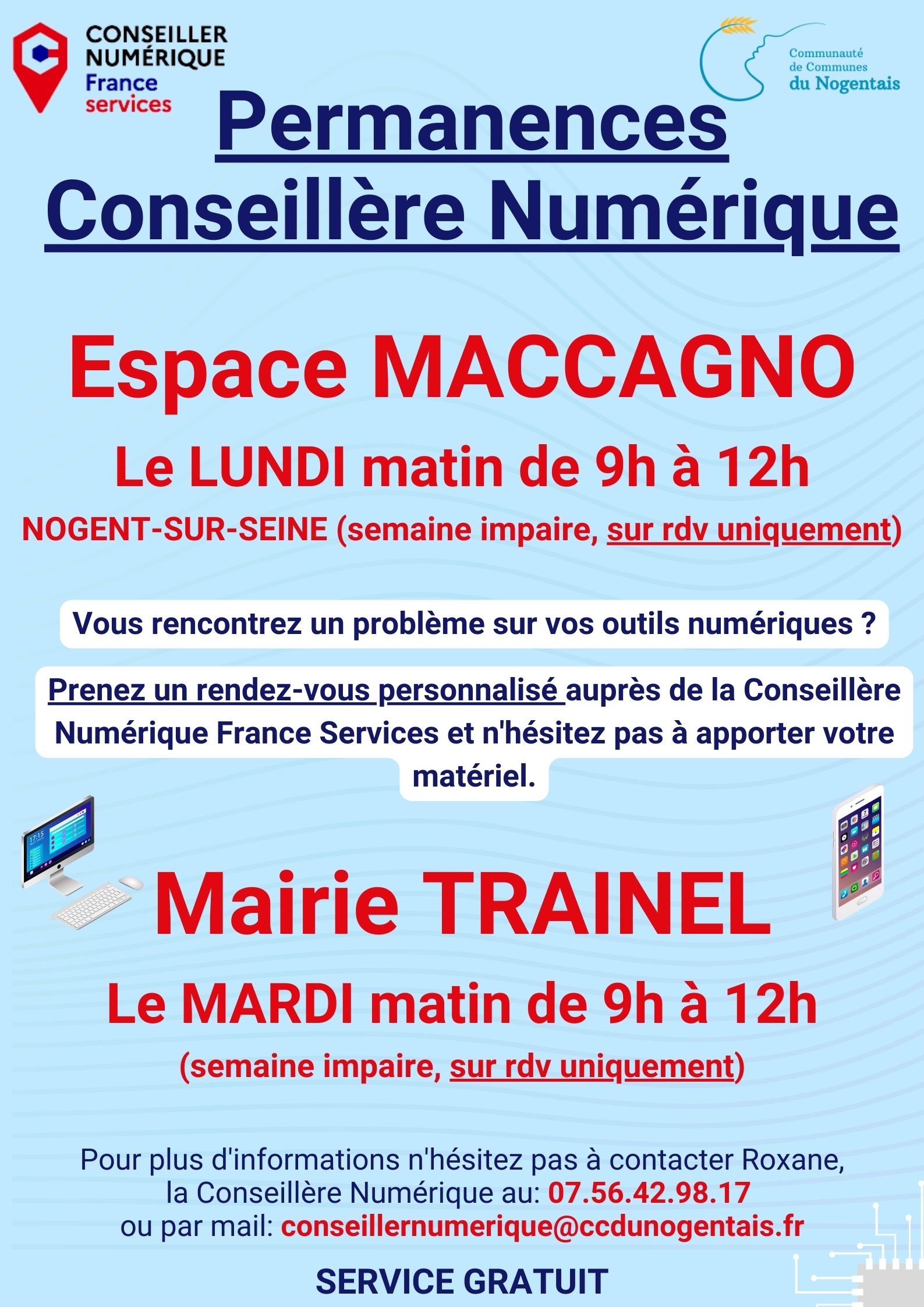 Permanences Conseillère numérique