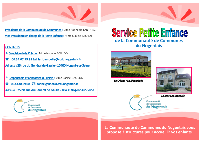 livret acceuil petite enfance rouge